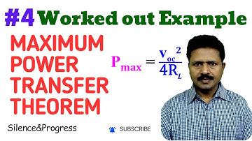 [#Maximum #Power #Transfer #Theorem] [Solved problem #4] [Step-by-Step Solution]