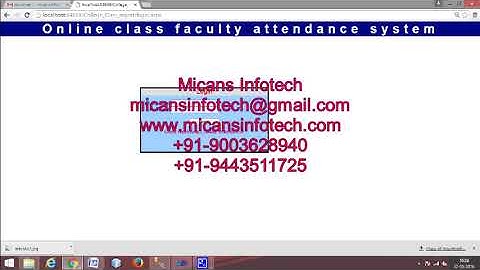 ASP .NET SOURCE CODE FOR  COLLEGE  ATTENDENCE MANAGEMENT SYSTEM