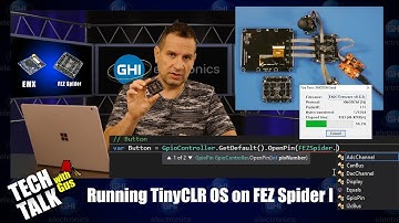 Using TinyCLR OS on a FEZ Spider - Tech Talk 049