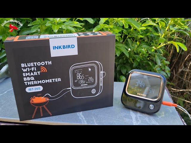 Inkbird Wireless Wi-Fi & Bluetooth Grill Meat Thermometer IBBQ-4BW