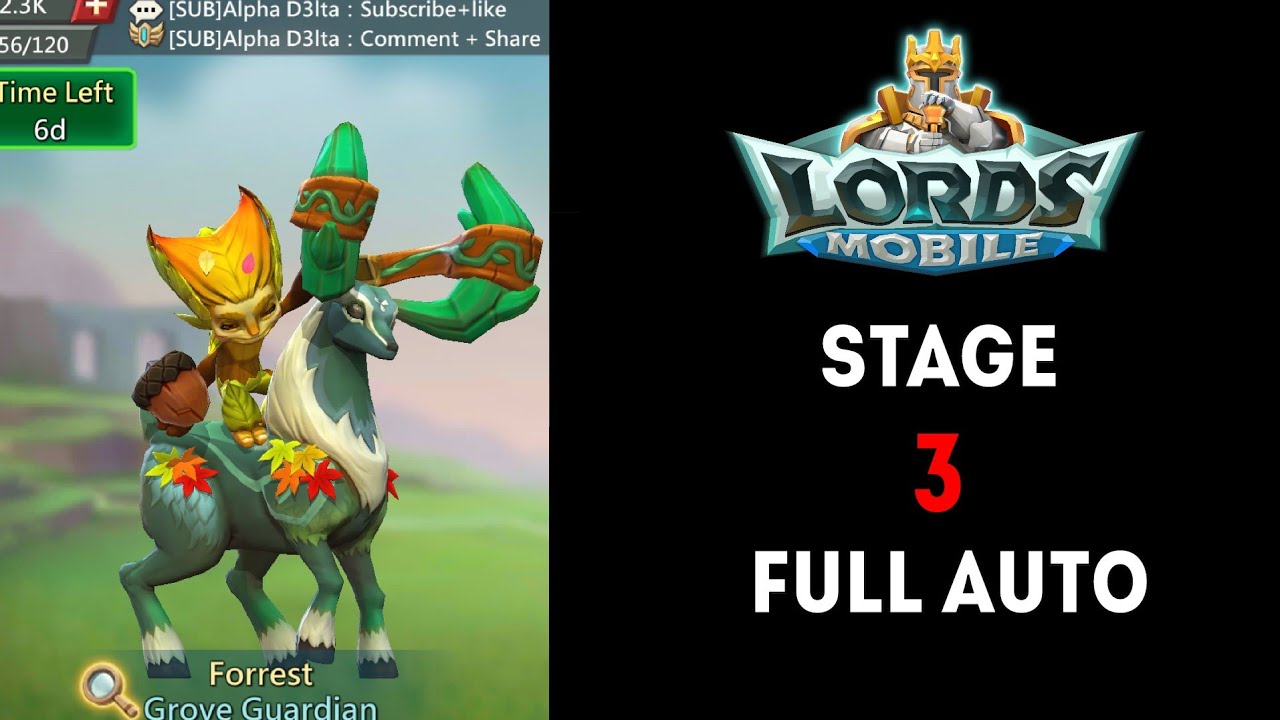Grove Guardian Limited Challenge Stage 3 - Grove Danger | Lords Mobile