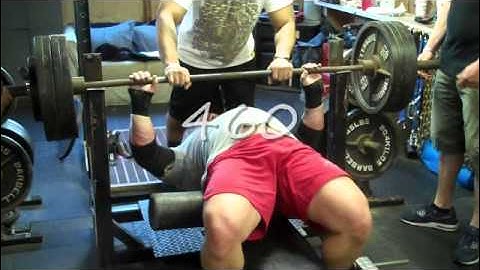 Joey Smith - Week 5 Day 2 Bench-Press Rep Day - Cube Training @ NeboBarbell 12/19/12