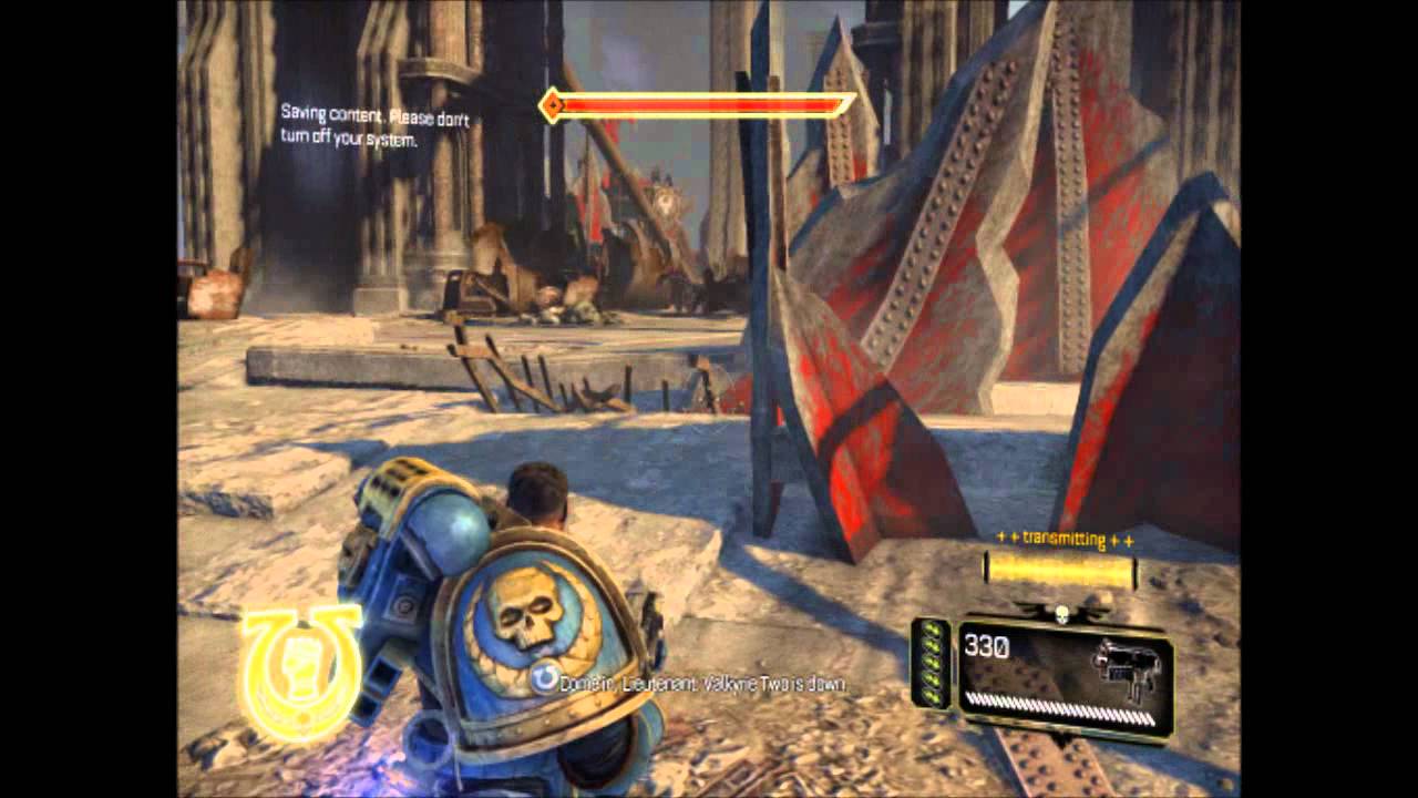 Space Marine Hard Difficulty Walkthrough Chapter 9 part 1 - YouTube