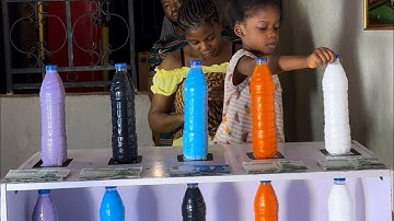 🆕 THE FUNNIEST  & VERY ENTERTAINING FIVE (5) BOTTLE COLOR MATCHING CHALLENGE- PLEASE SUBSCRIBE