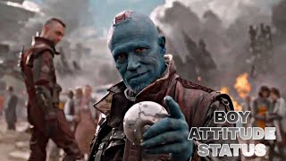 Yondu Arrow 🔥😎| Guardian Of The Galaxy 2 🔥 Marvel's 💪 Boy Killer Attitude | Mr Gain Status #shorts