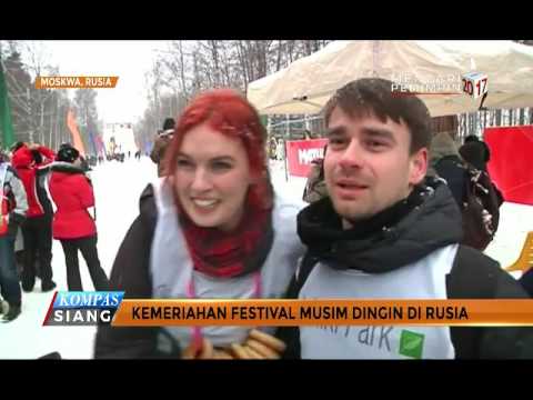 Video: Festival Musim Dingin Rusia Moskow