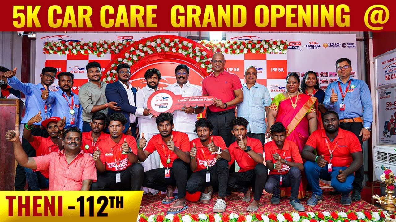 5K CARCARE 112th Grand Opening | THENI KAMBAM ROAD | 