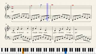 Video thumbnail of "Fogolydal - Prisoner song for choir, piano and flute"