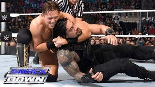 Roman Reigns vs. The Miz - Champion vs. Champion Match: SmackDown, April 28, 2016 screenshot 2