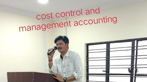 Cost control and management accounting bcom 6 sem v.imp
