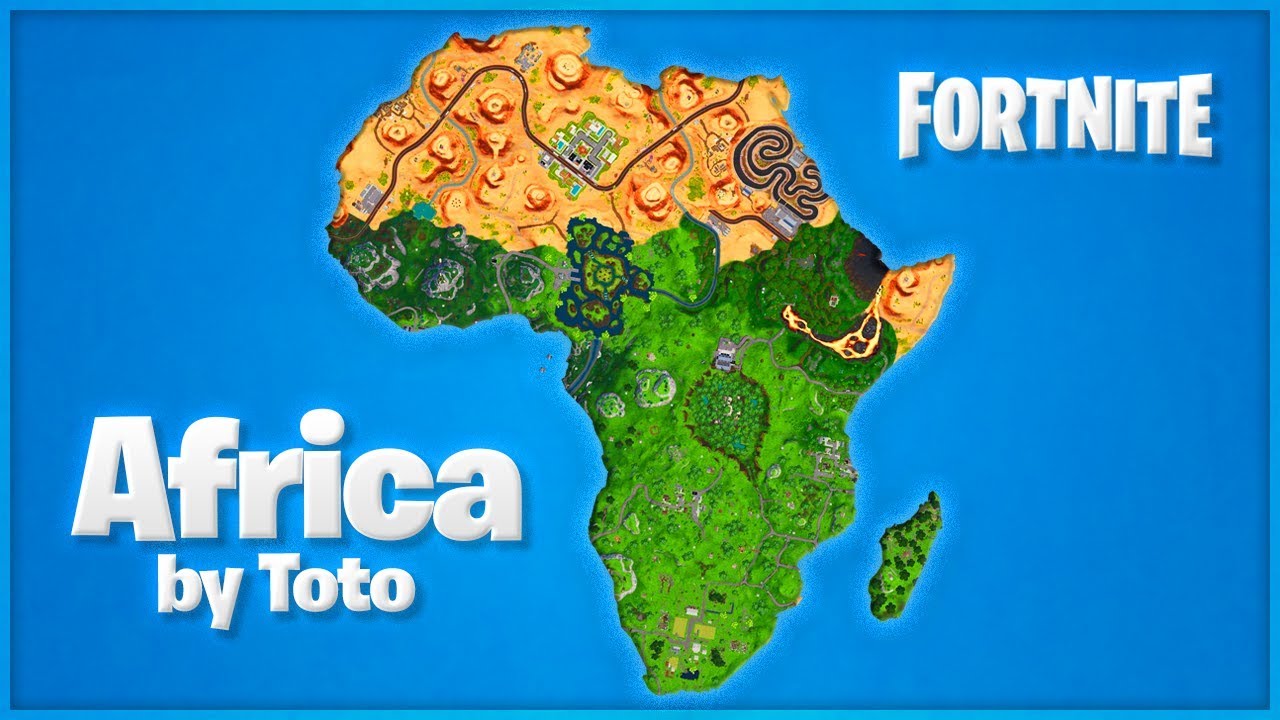 world map on piano africa Africa By Toto Played On Giant Fortnite Piano Youtube world map on piano africa