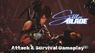 STELLAR BLADE PS5 Boss Fight - Tachy Boss Fight Attack & Survival Skill Gameplay (4K HDR)