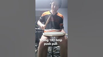 Trying 180bpm push pull technique.