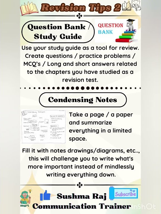 Tips to revise 2. - YouTube