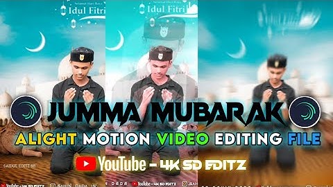 ❤️Jumma Mubarak❤️✨Kun Faya Kun✨Arabic Song 🎶Alight Motion Xml File💥Link In Description Box🔰#xml_file