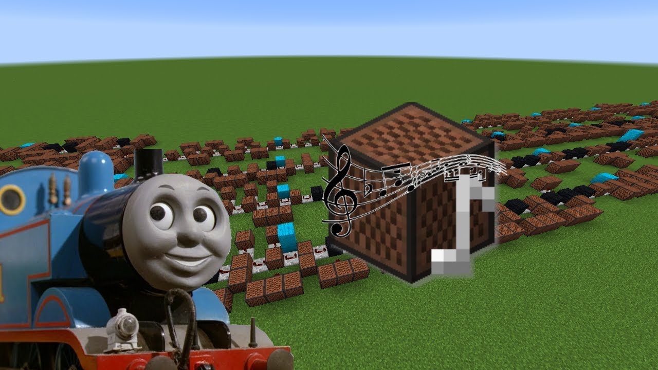 Minecraft: Thomas The Tank Engine with Note Blocks - YouTube