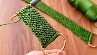 How to Crochet a Basic Bag Handle