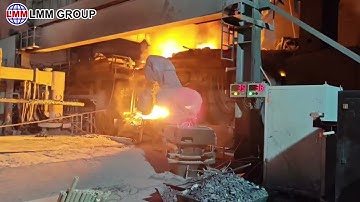 Metallurgical furnace temperature measurement and sampling robot