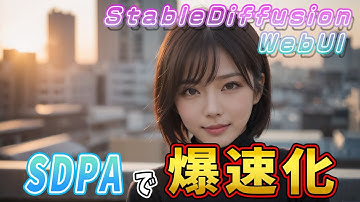 Stable Diffusion WebUIを爆速化！【PyTorch 2.0 SDPAを使って高速化する方法】