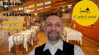Dialogo al ristorante - Italian for beginners