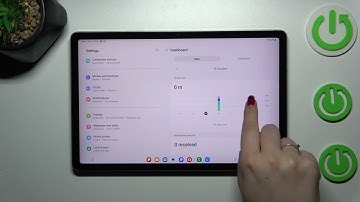 How to Check Total Screen Time in SAMSUNG Galaxy Tab S9 FE?