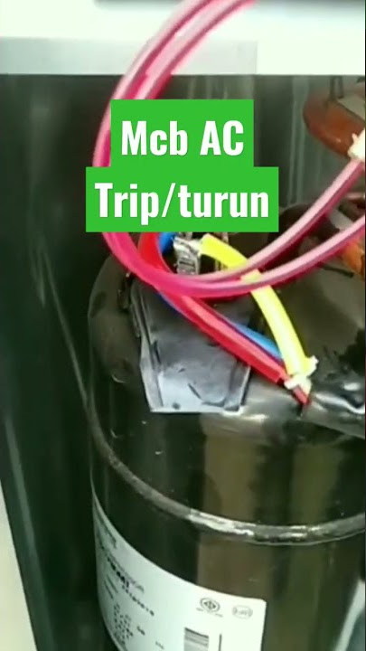 MCB AC TRIP/TURUN#shorts