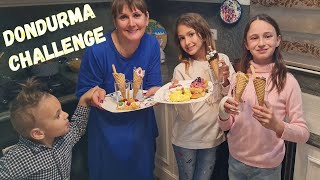 Dondurma Challenge engüzel dondurmayı yapan kazanır . Elif Ela ve Lera Berkay