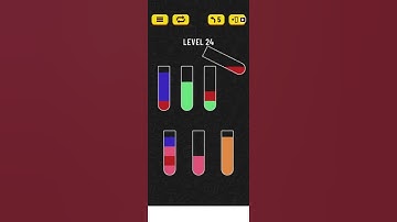 water sort puzzle level 24 solution