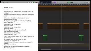 meant to be instrumental cover