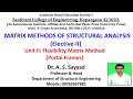 Lect:13-Flexibility Matrix Method
