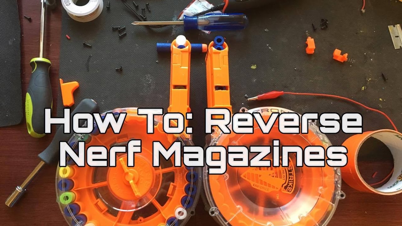 How Make Nerf Magazines/Clips - YouTube