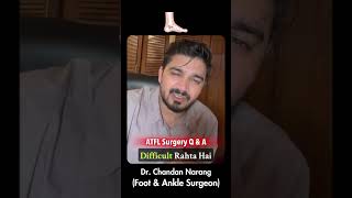 Atfl Surgery Q & A Atfl Surgery In Mohali Aftl Surgery Hindi Dr Chandan Narang