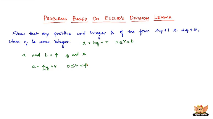 How to solve problems based on Euclid's Division Lemma?(3)