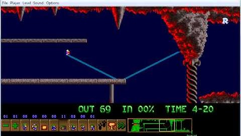 Lemmings custom level - not more a simple level