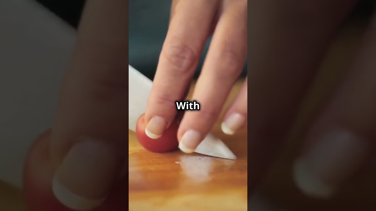 Cut Cherry Tomatoes Like a Pro! - Life Hack