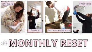 MONTHLY RESET/LIFE ADMIN DAY/HOW I KEEP ORGANISED FOR THE MONTH- Home maintenance, life, finances