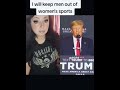 Trump: I will keep men out of women's sports #trump #gender #politics image