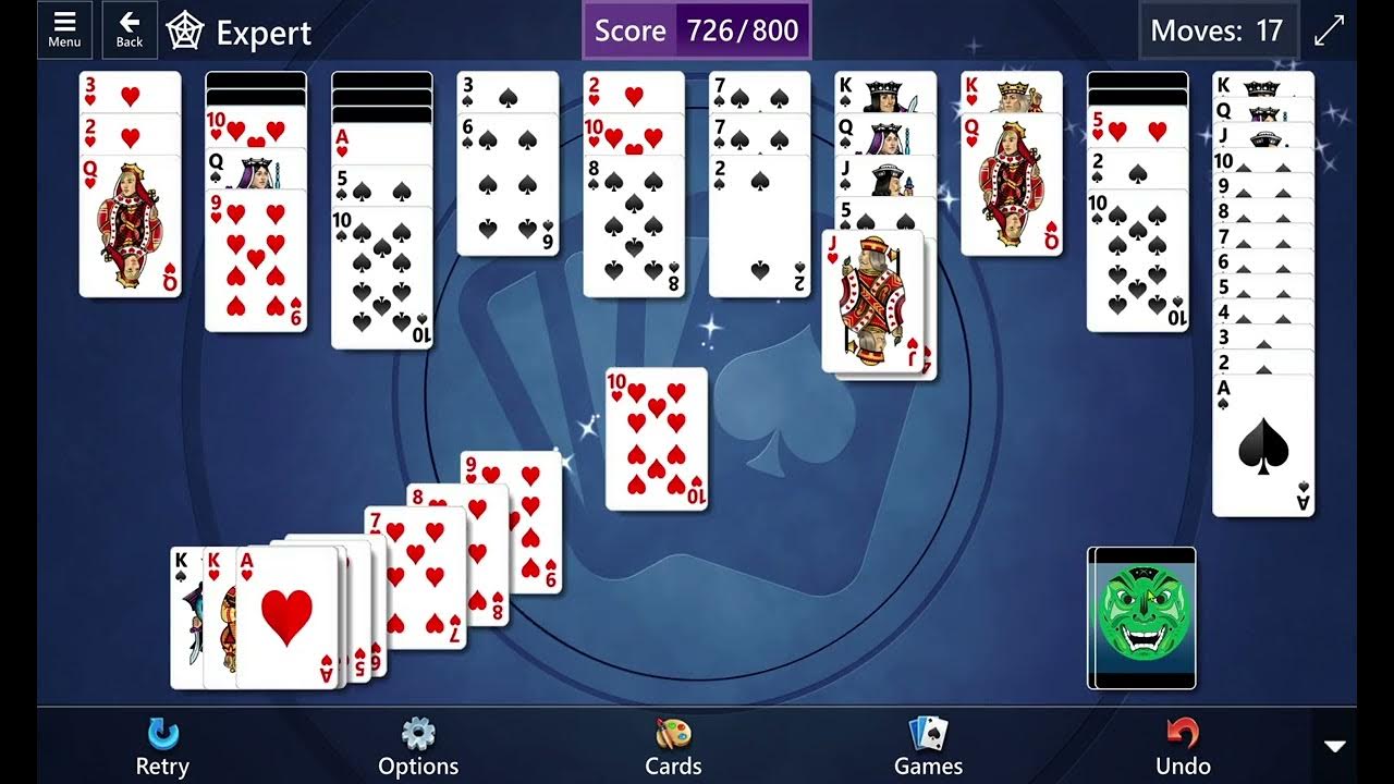 Microsoft Solitaire Spider scoring glitch! YouTube