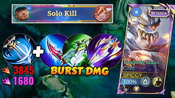 CLINT NEW BROKEN BUFFED BUILD IS FINALLY IS HERE😱🔥!!  ( PLS TRY THIS NEW BUILD ) | BEST BUILD - MLBB