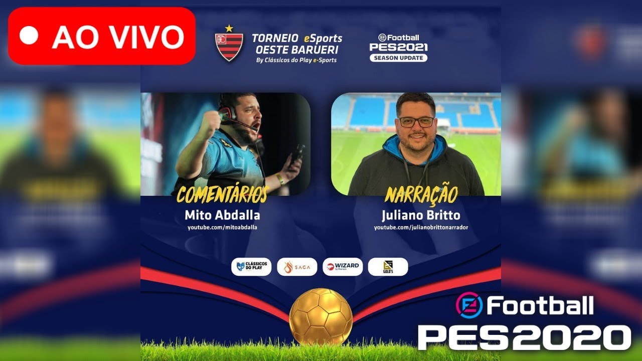 PES 2020 AO VIVO: FINAIS DA COPA ESPORTS OESTE BARUERI  