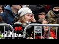 Hundreds gather for Alexei Navalny funeral amid heavy police presence
