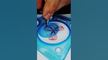 What does this pattern resemble?🤔 Magic Ruler #2024 #shorts #spirograph #short