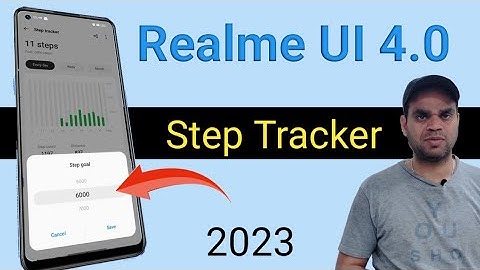 How to enable step tracker in realme ui 4.0 | step tracker kaise kaam karta hai