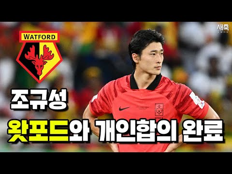 [속보] 조규성, <strong>왓포드</strong> 개인합의 완료! 영국 진출 임박, 이적료 협상만 남았다