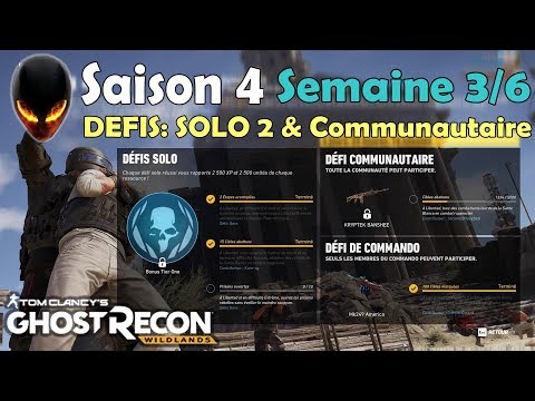 Ghost Recon Wildlands Saison 4 Semaine 3 Defi Solo 2 & Defi Communautaire[FR]