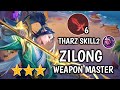 ZILONG WEAPON MASTER! COMBO TERBARU! THARZ SKILL 2! Magic Chess Mobile Legends