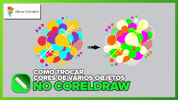 COMO LOCALIZAR E SUBSTITUIR CORES NO COREL DRAW.