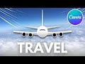 Travel intro animation using canva  canva animated intro tutorial