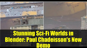 Stunning Sci-Fi Worlds in Blender: Paul Chadeisson