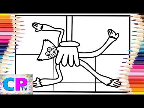 Huggy Wuggy Coloring PagesMommy Long Legs Keeps Huggy WuggyDefqwop - Awakening